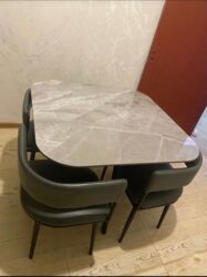 stol oturacaq: Metbex üçün masa desti. 450azn. yeni kimidir. 4 stulla. ünvan
