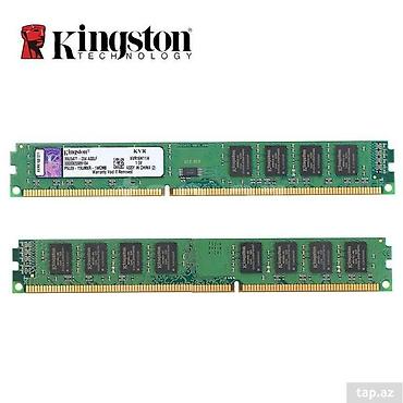Комплектующие для ПК: Оперативная память (RAM) для ПК Kingston, 8 ГБ, 1600 МГц, DDR3, Для ПК, Новый — 2