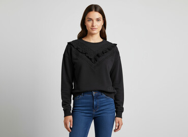 wojan bluzy: H&M, Світшот жіночий, розмір XS