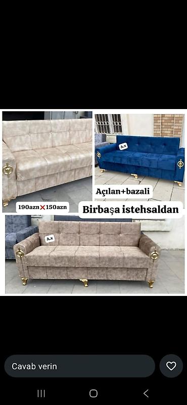 divan almaq: Açılan və bazalı divanlar – birbaşa istehsaldan Xüsusiyyətlər: - — 1