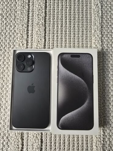 айфон 15 про макс 1 терабайт: IPhone 15 Pro Max, 256 ГБ, Black Titanium, Коргоочу айнек, Каптама, Кабель, 100 %
