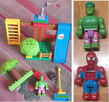 kamper za lutke: Spider-man & Friends Hulk Mega Bloks Tree house Headquarters
