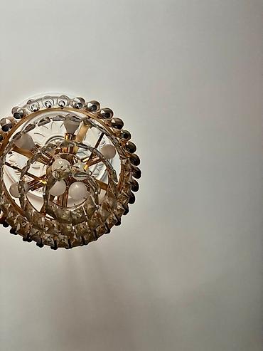 İşıqlandırma: Çılçıraq, 10 və daha çox lampa, Xrustal — 3