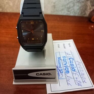 casio qadin saatlari: Новый, Наручные часы, Casio, цвет - Черный