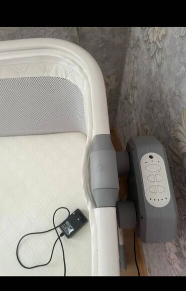 детскую электрическую люльку: Люлька, Бешик, Металл, түсү - Саргыч боз