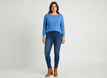 t shirty damskie plus size: Esmara, Жіноча блуза, розмір 2XL