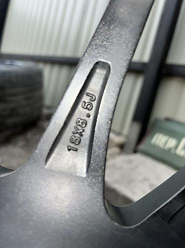 jdm: Литые Диски R 18 Work, Комплект, отверстий - 5, Б/у — 3