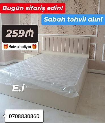 taxt kravat: Yeni, İkinəfərlik çarpayı, Matras ilə — 4