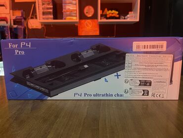Video oyunlar üçün aksesuarlar: Ps 4 Pro Ucun Stand Tezedi Hem pultlar Zaryatga Yıgır Hemde Psnı