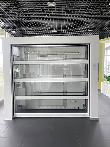 Секционные ворота: Алюминиевые, Автоматические, Длина: 10 м, Alutech, Для гаража, Для частного дома, Для автомойки, Оптом, Новый, Бесплатная установка — 5