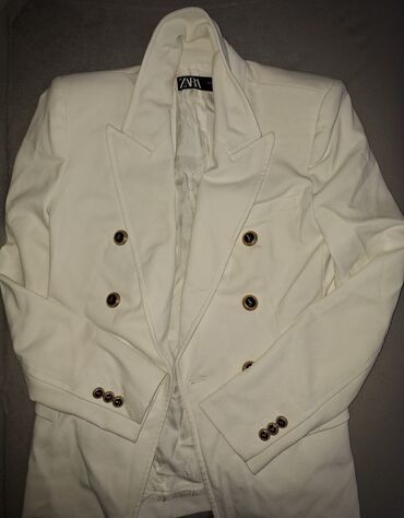 beli kompleti sako i pantalone: Zara, XS (EU 34), Jednobojni