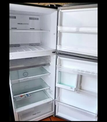 aliram soyuducu: Новый Двухкамерный Toshiba Холодильник Скупка, цвет - Черный