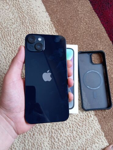 barter iphone: IPhone 14 Plus, 128 GB, Midnight, Face ID, Sənədlərlə