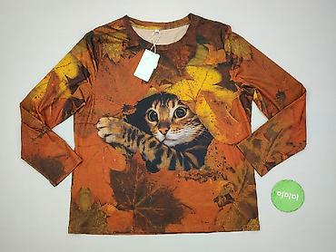 bluza koty: Bluzka damska, rozmiar 2XL — 2