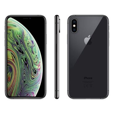 меняю на iphone: IPhone Xs, Б/у, 64 ГБ, Black Titanium, Чехол, Кабель, 100 %