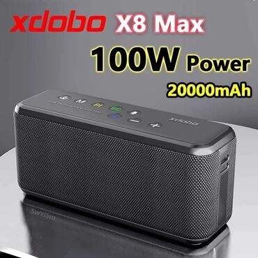 Колонки, гарнитуры и микрофоны: Продаю крутую современную мощную блютуз колонку xdobo x8 max 100 watt