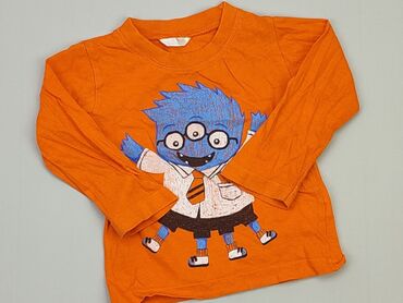 pomarańczowa bluzka dla dziewczynki: Bluzka, 3-6 m, stan - Dobry
