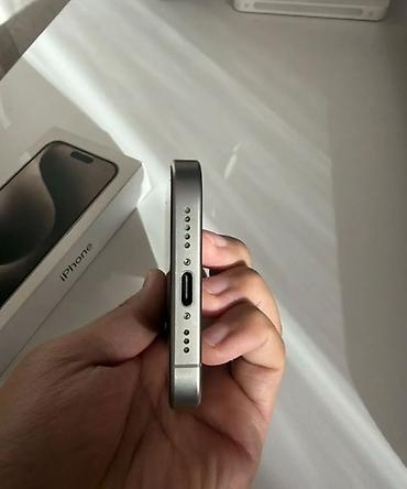 phone 15: IPhone 15 Pro, Б/у, 256 ГБ, Natural Titanium, Коробка, 82 % — 6