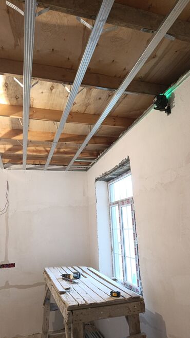 Tavan işləri: Malyar Alçıpan Aboy Ustası . Hazırda Bosam isteyen buyurub zeng vura — 11