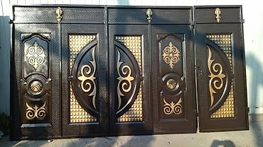 Распашные ворота: Ворота, распашные, откатные, металл России, доставка установка — 12