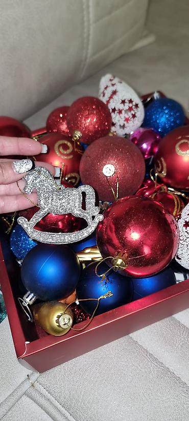 Uşaqlar üçün digər mallar: Bayram ağacı bəzəkləri dəsti TƏZƏDİR HƏRŞEY BİR YERDƏ KOROBKADA 40 M - — 2