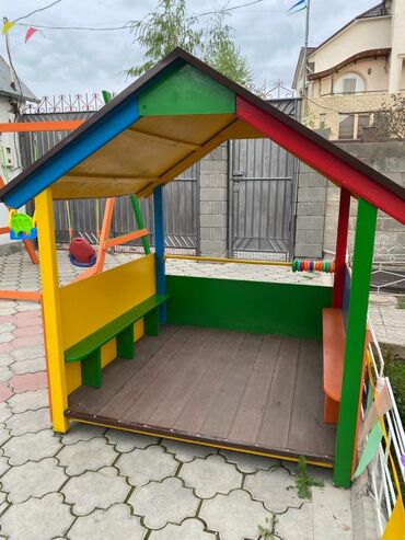 домики для детей: Всё для детской площадки! домик, батут, песочница, горка, качели