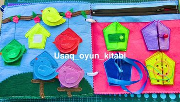 yeni il ucun qapi bezekleri: Əl işi ilə hazırlanmış bu maraqlı oyuncaq kitab uşaqların əyləncəli və
