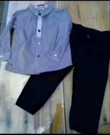 pantalone na preklop: Set: Shirt, Trousers, 86