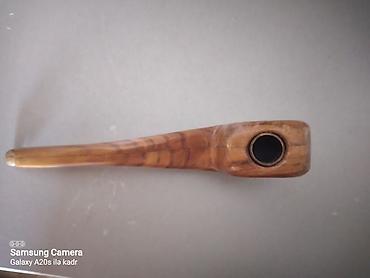 malbro siqaret: Taxta siqaret kəsəsi (papaq boru) – əl işidir - Material: təbii ağac — 2