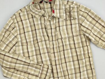 czapki pepe jeans: Shirt 11 years, condition - Very good, pattern - Cell, color - Beige