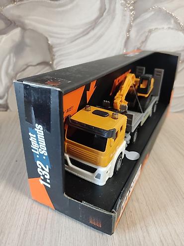 truck: Игровой набор City Server “Endless Fun”: автотрейлер с экскаватором - — 2