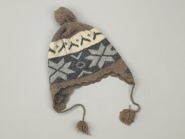 czapka brązowa: Hat, 12 years, 55-58 cm, condition - Good