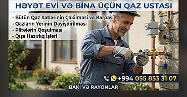 isti pol laminat: Həyət evi və binalar üçün qaz ustası xidməti Xidmətlər: - Bütün qaz — 1