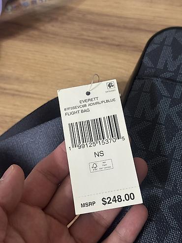 Личные вещи: Барсетка, Michael Kors, Материал: Комбинированный материал, Оригинал, Новый — 4
