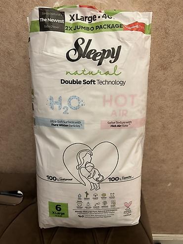 jumbo: Sleepy Natural uşaq bezləri – X Large (6 ölçü), 2X Jumbo Package — 1
