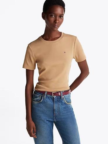 футболка с америки: Футболка, Классическая модель, США, Tommy Hilfiger, Хлопок, Новый, XS, S — 1