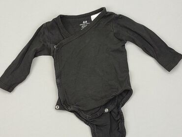 body eleganckie czarne: Body, H&M, 0-3 m, 
stan - Dobry