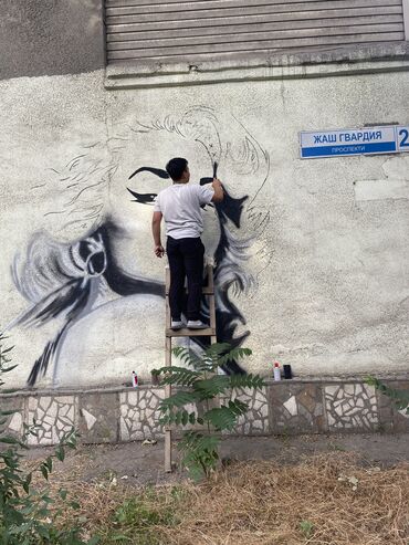 Декоративная роспись: Фактурная живопись, Художественная роспись, Граффити 3-5 лет опыта at lalafo.kg — 21 Декоративная роспись: Фактурная живопись, Художественная роспись, Граффити 3-5 лет опыта — 21