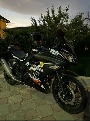 руль для мотоцикла: Спортбайк Kawasaki, 250 куб. см, Бензин, Чоңдор үчүн, Жаңы