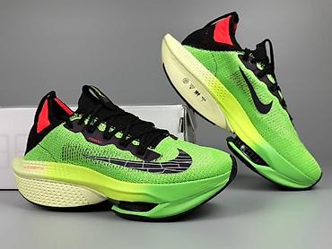 nike 44: Qaçış ayaqqabısı – Nike ZoomX (uçuş-yaşıl/qaranlıq qara aksentlər) - — 1
