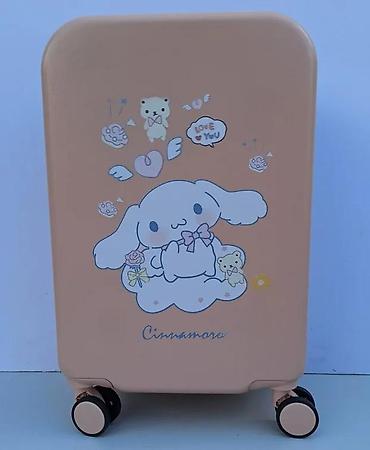 Putni koferi i torbe: Kofer za putovanja – Cinnamoroll dizajn, ružičasta boja - Tvrda — 5