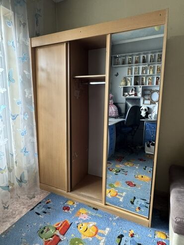 зеркало для ванной со шкафчиком: Шкаф купе, Б/у, С зеркалом, ЛДСП