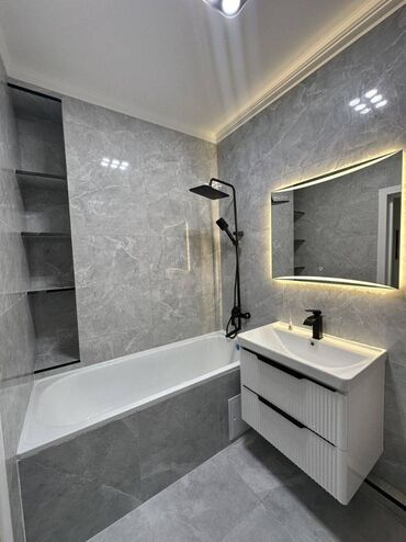 аренда квартир асанбай: 3 комнаты, 77 м², Элитка, 11 этаж, Евроремонт