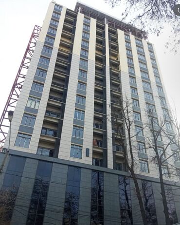 квартира в центре города бишкек: 2 комнаты, 87 м², Элитка, 11 этаж, ПСО (под самоотделку)