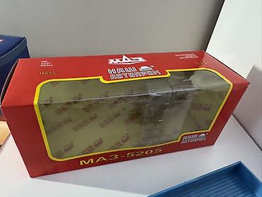 кыш: МАз-5205 бортовой полуприцеп модель 1:43 С мини кирпичами из гипса — 8
