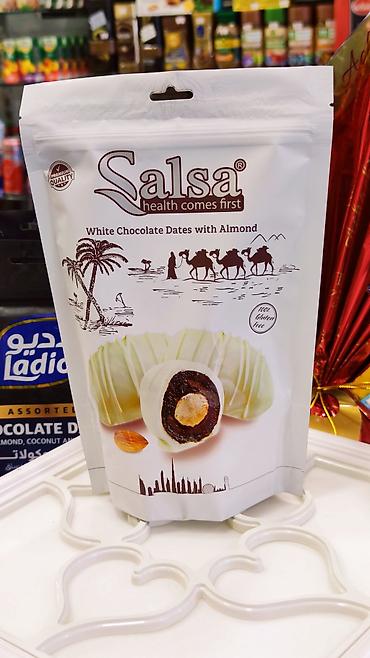 badamli su sifarisi: Salsa “health comes first” – badamlı şokoladlı xurma konfeti Məhsul — 2