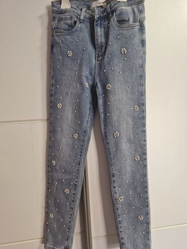 velicina 27 farmerke: 28, 28, Jeans, High rise, Straight