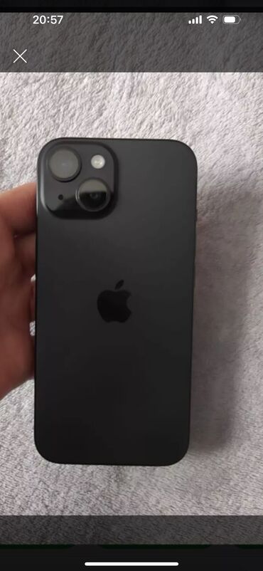 təcili iphone: IPhone 15, 128 ГБ, Черный, Гарантия, Отпечаток пальца, Face ID