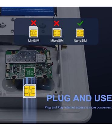 plug: Роутер на солнечной панели 4G (6W-A41 4G) Компактный уличный Wi‑Fi — 4
