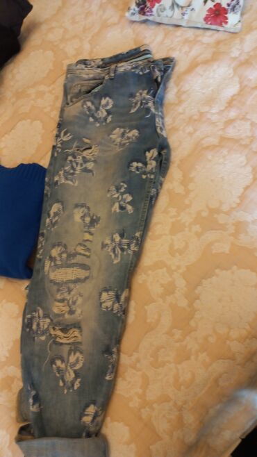 джинсы: Джинсы A-Dress, L (EU 40), цвет - Голубой